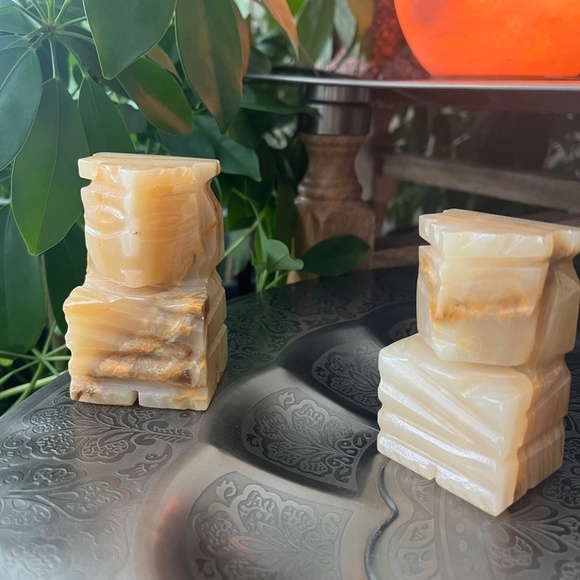Miniature Onyx Aztec Bookends - Picture 4 of 9